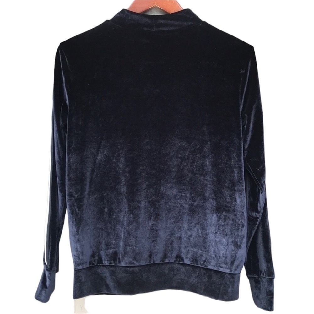 Xersion Velour Velvet‎ Long Sleeve Athletic Style Pullover Sweatshirt Top - Picture 3 of 8